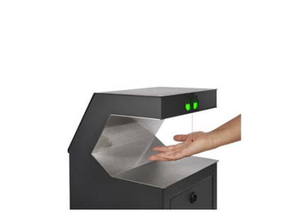 Thermal screening and hand sanitizer dispenser
