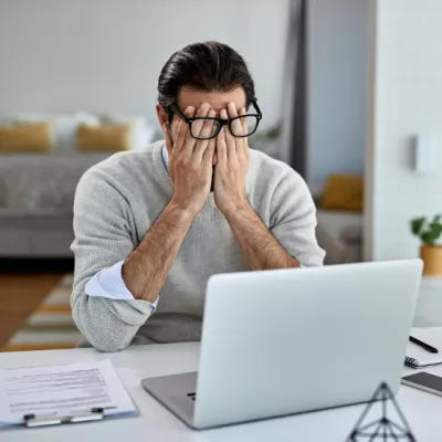 Frustrated employee