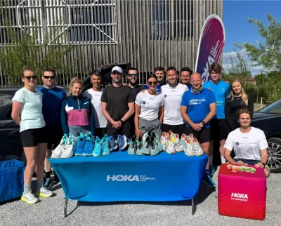 Group picture with running gear 