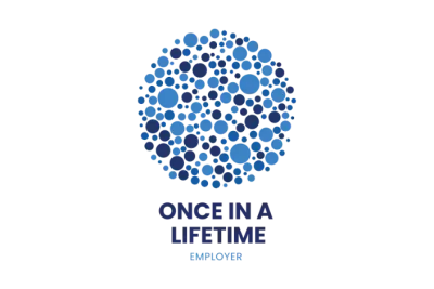 Once in a Lifetime Employer logo