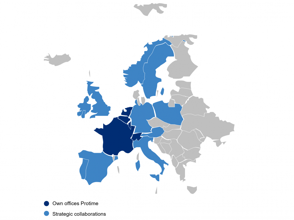 Protime International map 2022